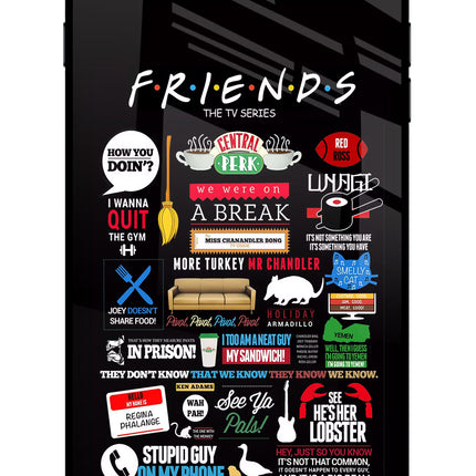 FRIENDS iPhone 8 Plus Glass Case Back Cover by Casekaro