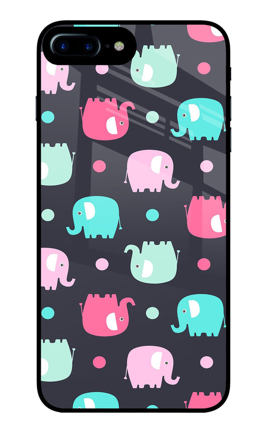 Elephants iPhone 8 Plus Glass Case