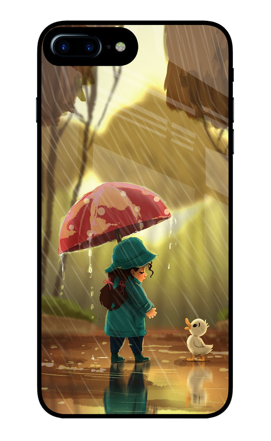 Rainy Day iPhone 8 Plus Glass Case