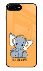 High On Music iPhone 8 Plus Glass Case