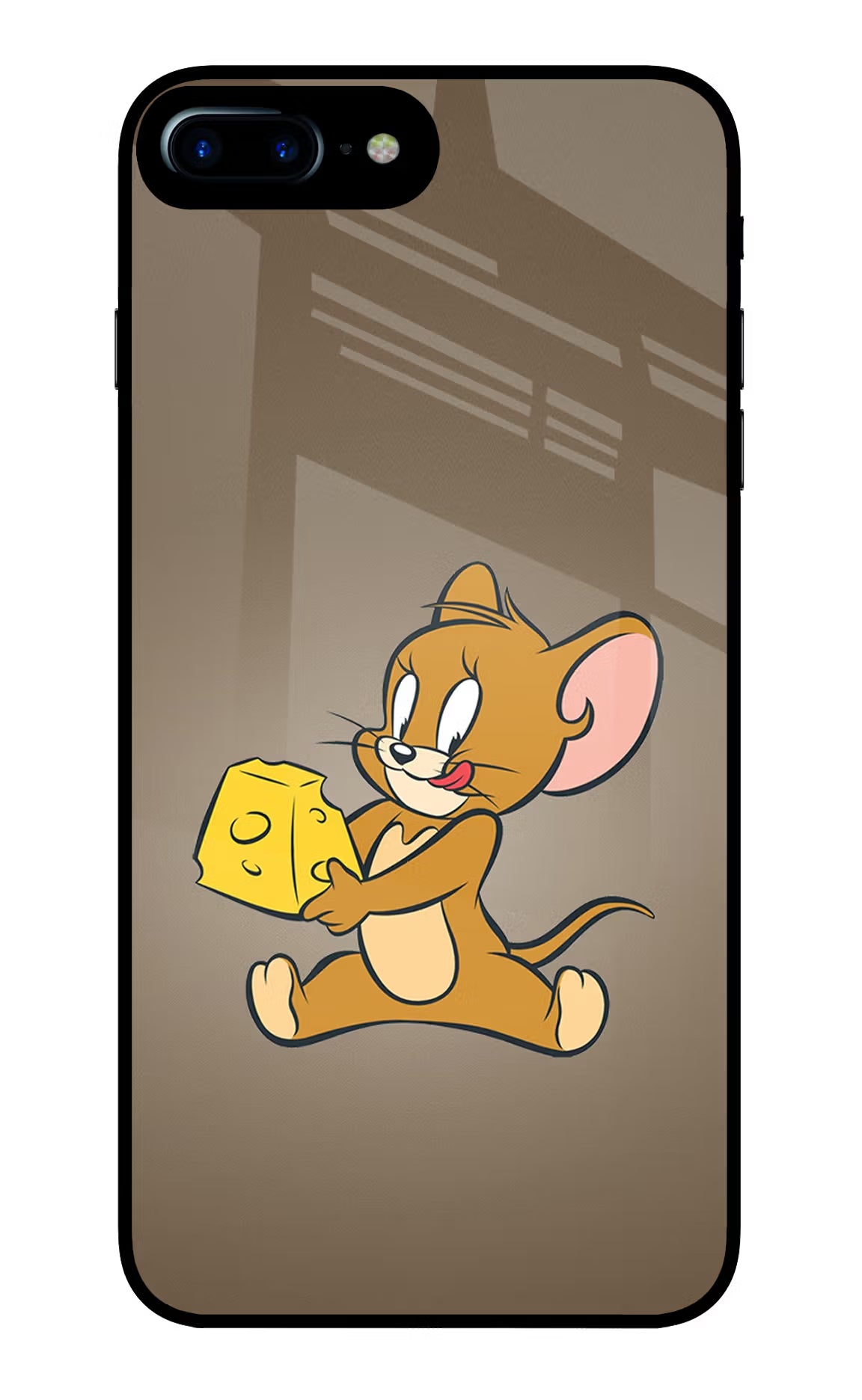 Jerry iPhone 8 Plus Glass Case Back Cover by Casekaro