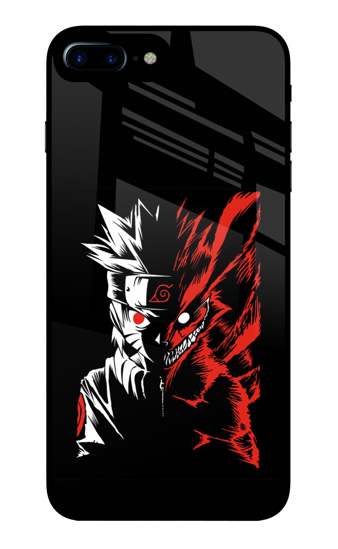 Naruto Two Face iPhone 8 Plus Glass Case