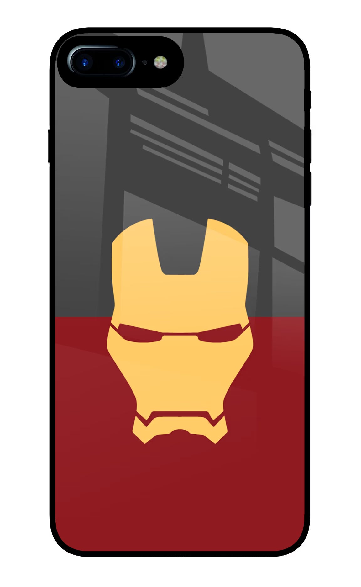 Ironman iPhone 8 Plus Glass Case Back Cover by Casekaro