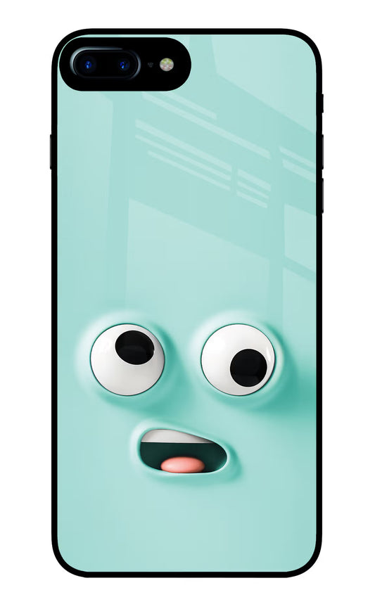 Funny Cartoon iPhone 8 Plus Glass Case