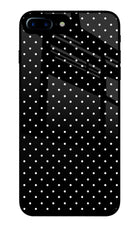 White Dots iPhone 8 Plus Glass Case