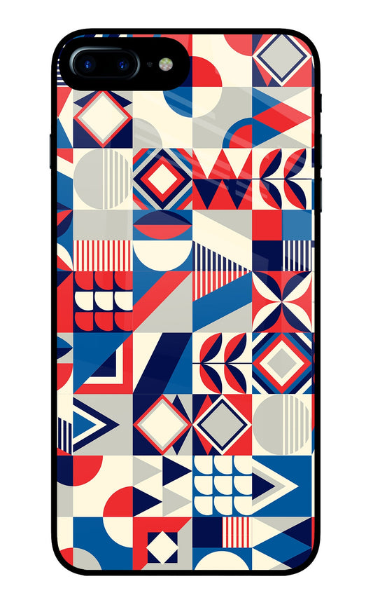 Colorful Pattern iPhone 8 Plus Glass Case