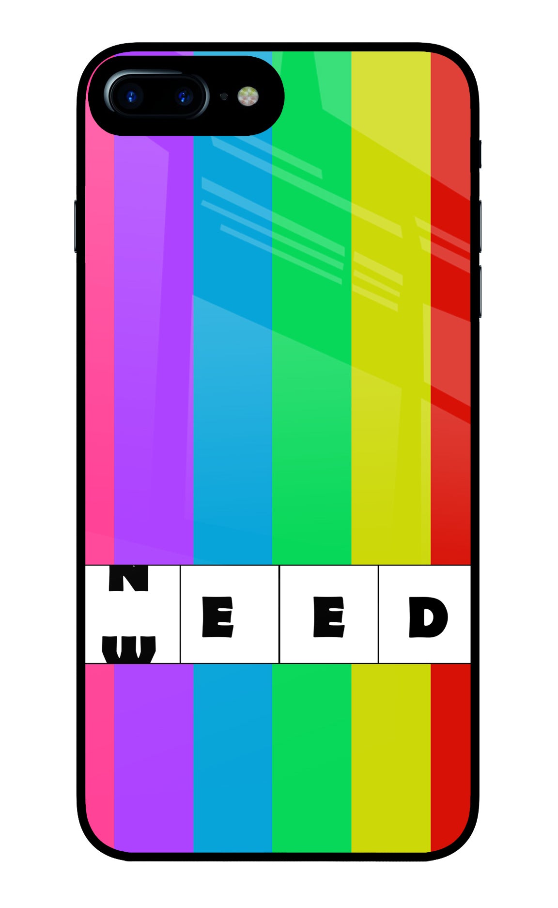 Need Weed iPhone 8 Plus Glass Case
