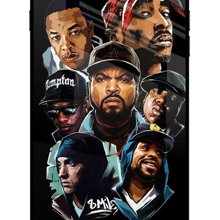 Rappers iPhone 8 Plus Glass Case