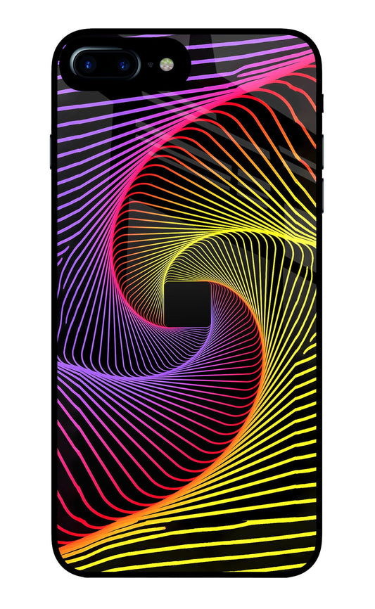 Colorful Strings iPhone 8 Plus Glass Case
