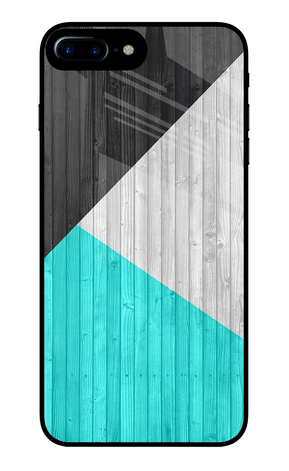 Wooden Abstract iPhone 8 Plus Glass Case Back Cover by Casekaro