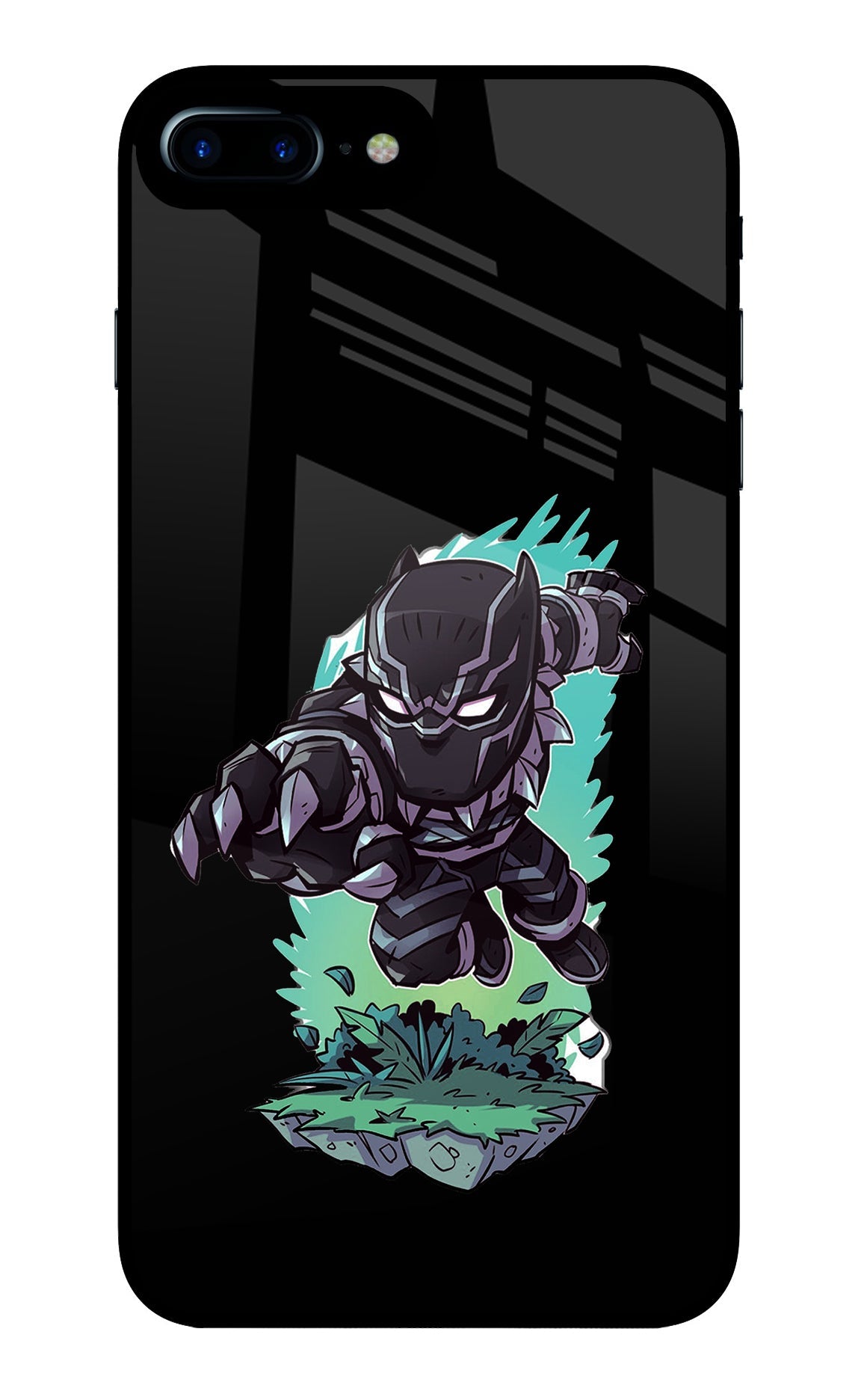 Black Panther iPhone 8 Plus Glass Case