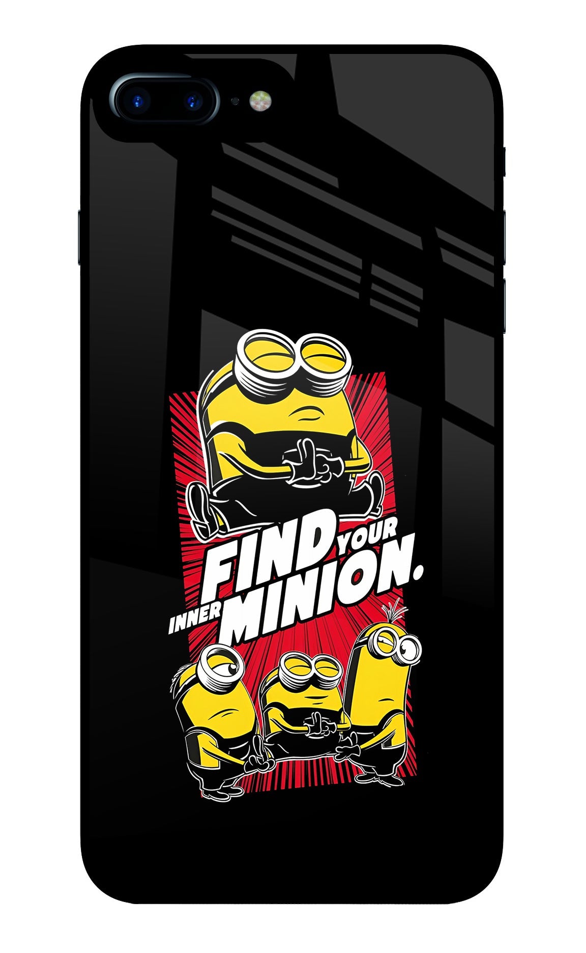 Find your inner Minion iPhone 8 Plus Glass Case