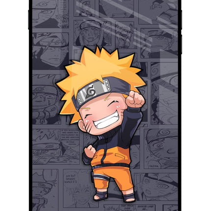 Chota Naruto iPhone 8 Plus Glass Case Back Cover by Casekaro