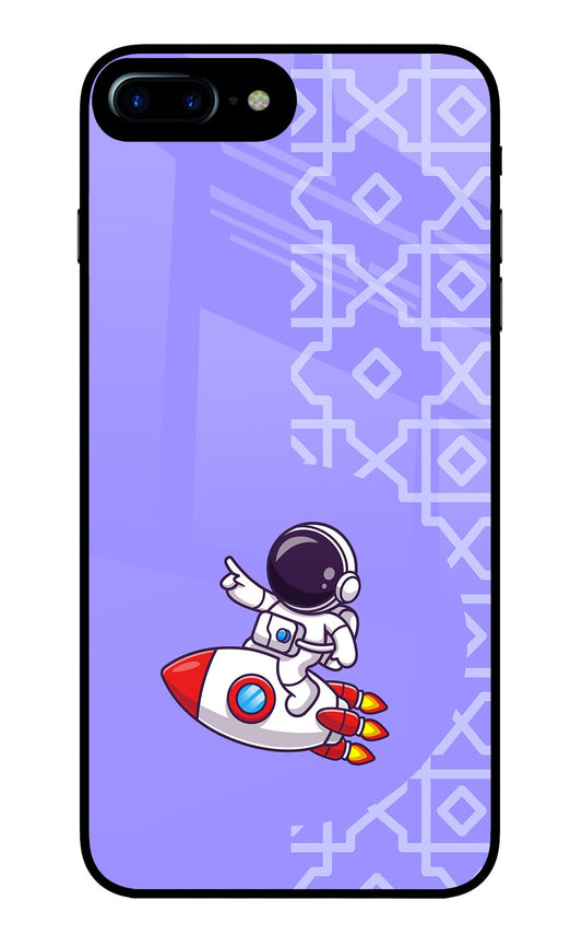 Cute Astronaut iPhone 8 Plus Glass Case