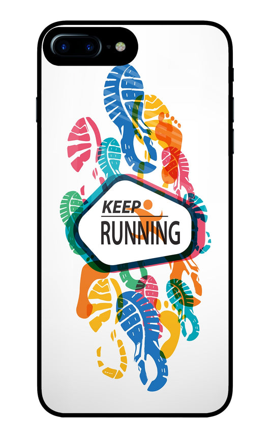 Keep Running iPhone 8 Plus Glass Case