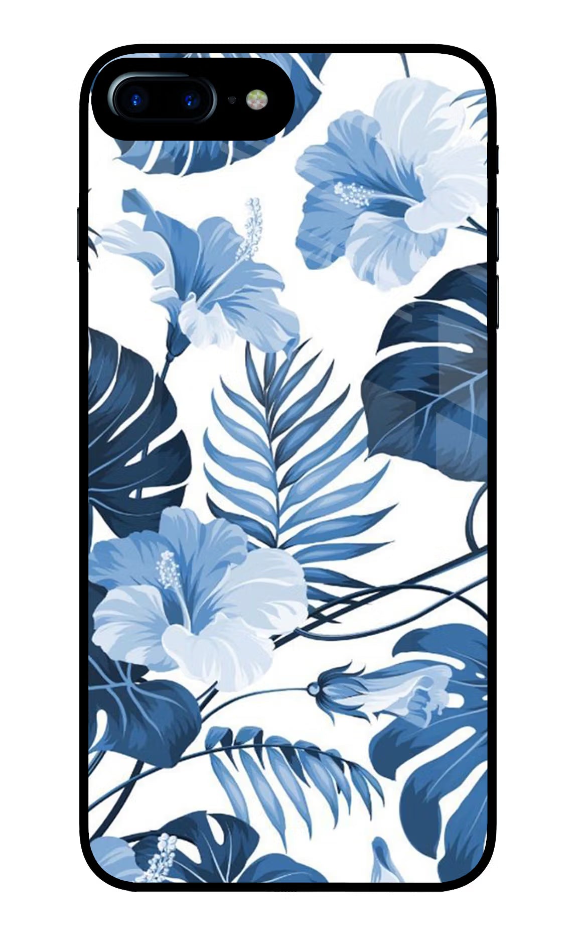 Fabric Art iPhone 8 Plus Glass Case Back Cover by Casekaro