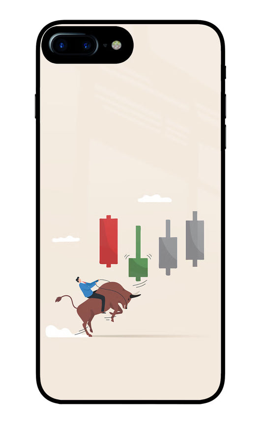Bull Trading Momentum iPhone 8 Plus Glass Case