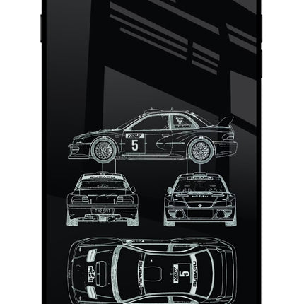 WRC'99 iPhone 8 Plus Glass Case