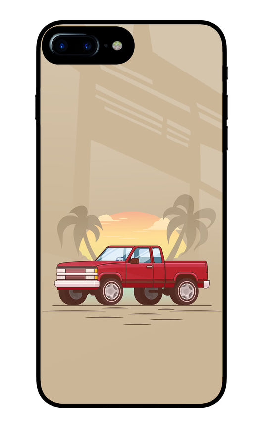 Desert Classic Drive iPhone 8 Plus Glass Case
