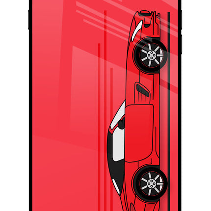 Red Velocity iPhone 8 Plus Glass Case