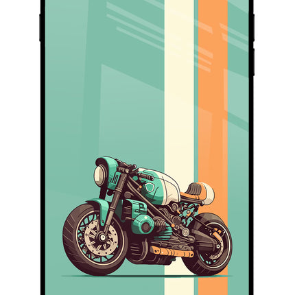 Striped Moto Drift iPhone 8 Plus Glass Case