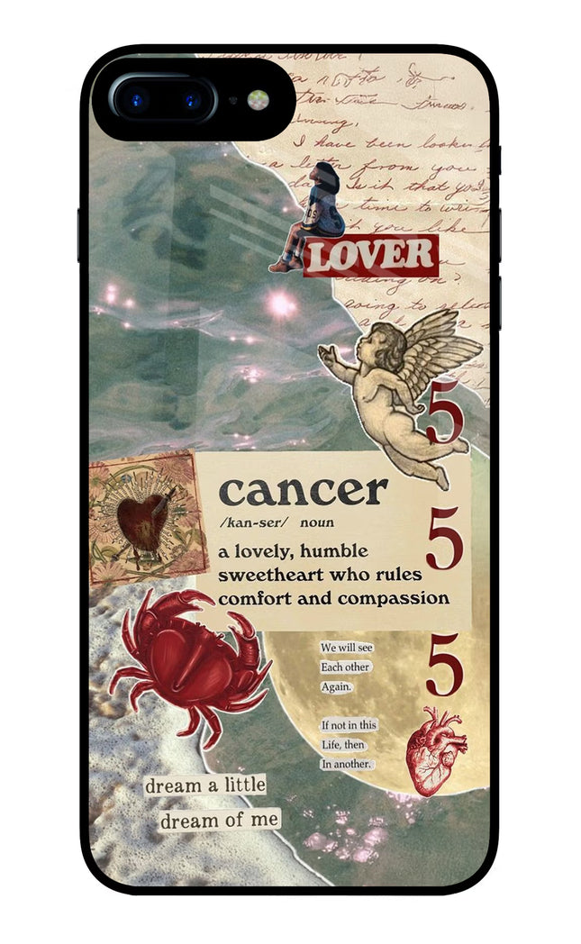 Cancer Zodiac iPhone 8 Plus Glass Case