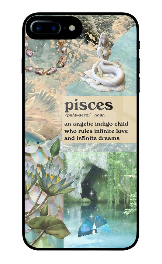 Pisces Zodiac iPhone 8 Plus Glass Case