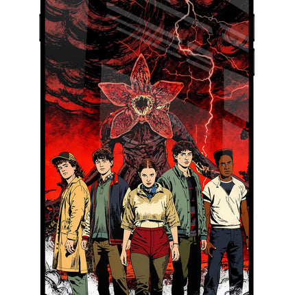 Ordinary Things Characters iPhone 8 Plus Glass Case