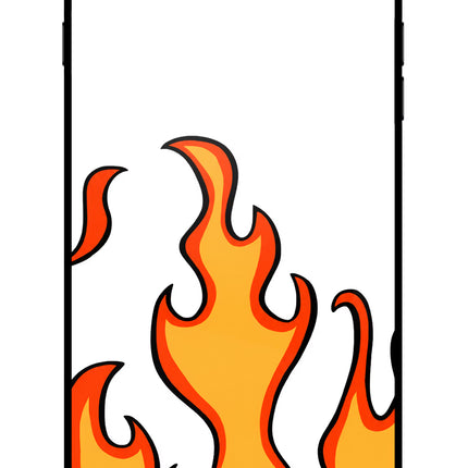 Fired Up – White iPhone 8 Plus Glass Case