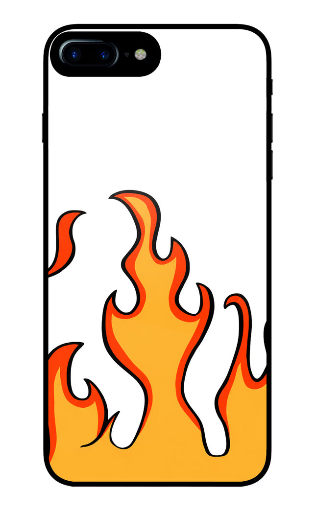 Fired Up – White iPhone 8 Plus Glass Case