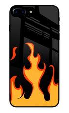 Fired Up – Black iPhone 8 Plus Glass Case