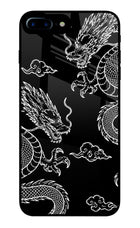 Twin Dragons iPhone 8 Plus Glass Case