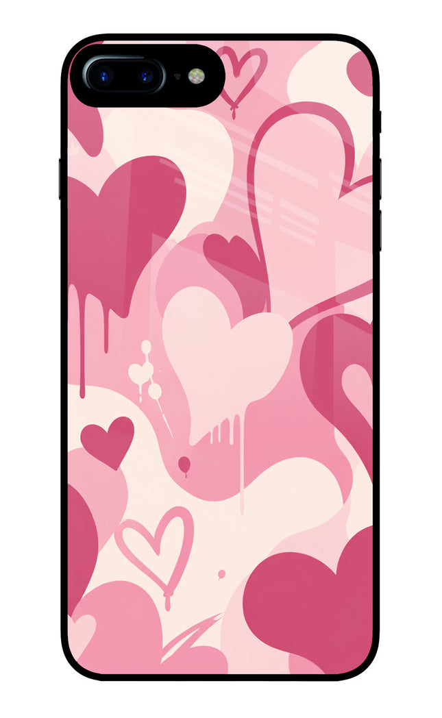Hearty case iPhone 8 Plus Glass Case