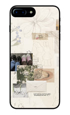 Soft Aesthetic iPhone 8 Plus Glass Case