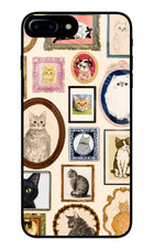 Mirror Cats iPhone 8 Plus Glass Case