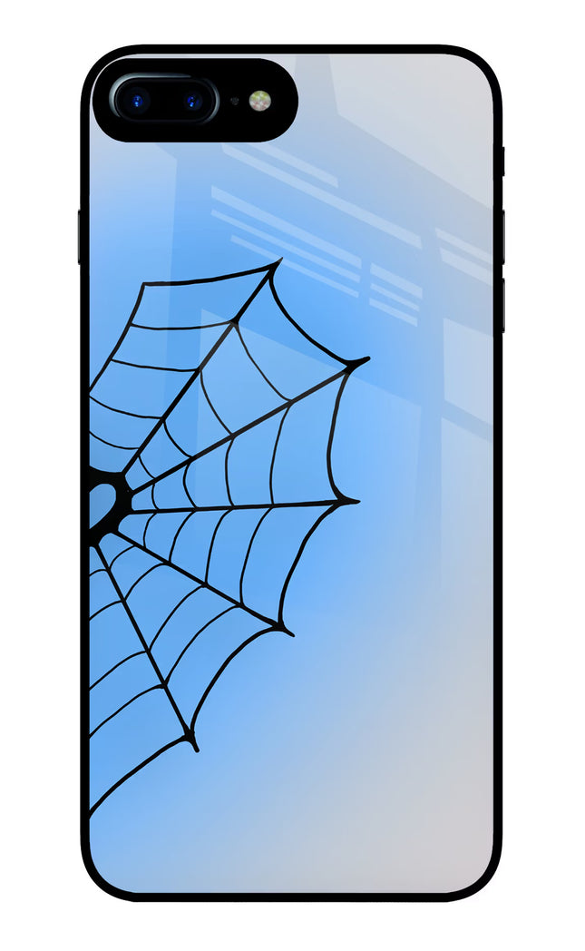 Blue Web iPhone 8 Plus Glass Case