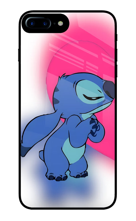 Stitch Hug iPhone 8 Plus Glass Case