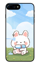 Bunny Treat iPhone 8 Plus Glass Case