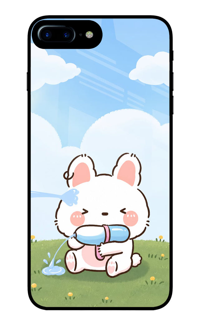 Bunny Treat iPhone 8 Plus Glass Case