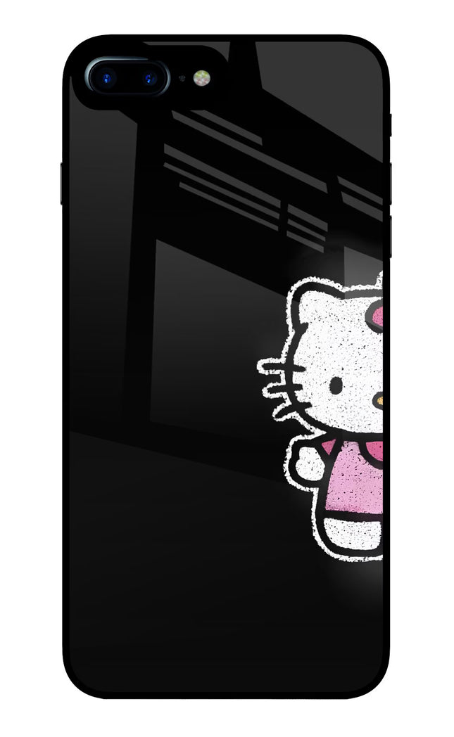 Kitty Charm iPhone 8 Plus Glass Case