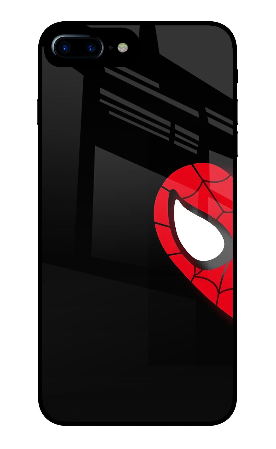 Peter Mask iPhone 8 Plus Glass Case Back Cover by Casekaro