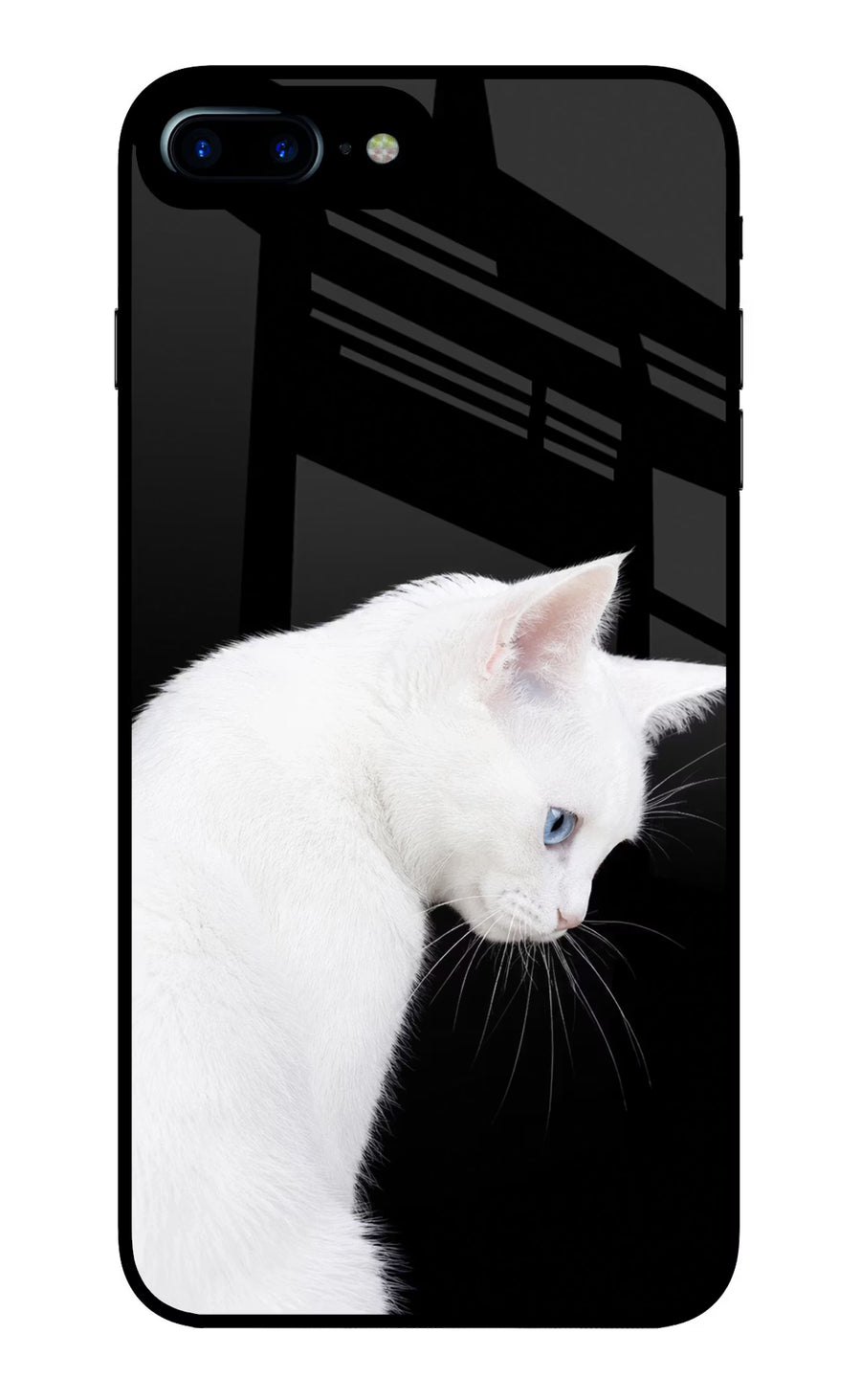 Snow Gaze iPhone 8 Plus Back Cover, Glass case