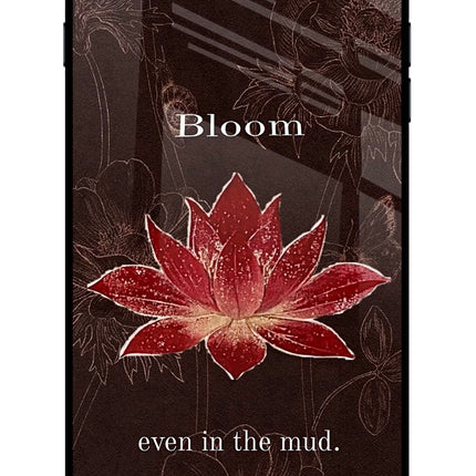 Bloom iPhone 8 Plus Glass Case Back Cover by Casekaro