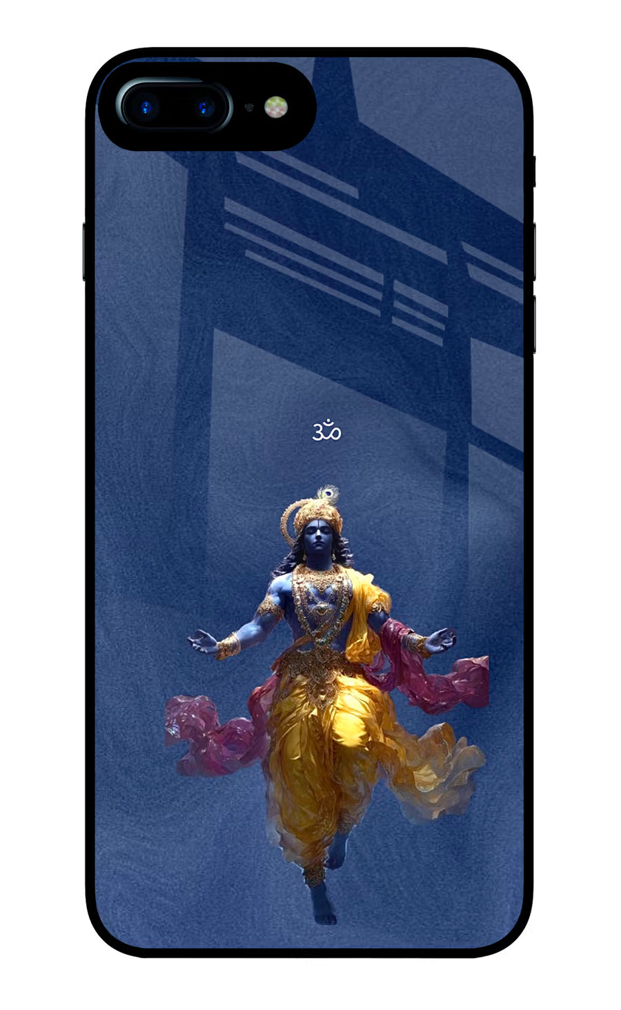Cosmic Krishna iPhone 8 Plus Back Cover, Glass case