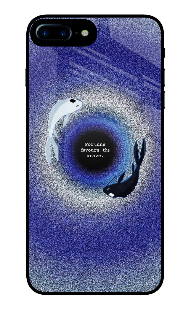 Dark Koi iPhone 8 Plus Glass Case