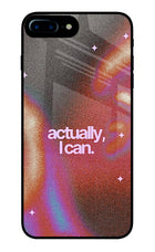 Pink Aura iPhone 8 Plus Glass Case