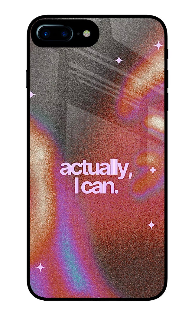 Pink Aura iPhone 8 Plus Glass Case