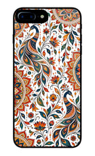 White Mayura iPhone 8 Plus Glass Case