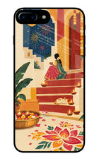 Diwali Rangoli iPhone 8 Plus Glass Case