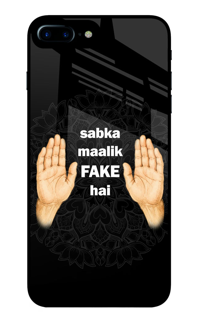 Sabka Malik Fake iPhone 8 Plus Glass Case